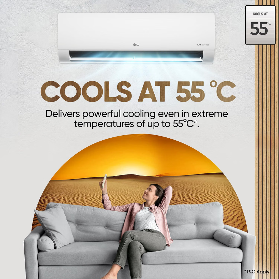LG USNQ24SNXE 2T SPLIT AC 3STAR (INDOOR)