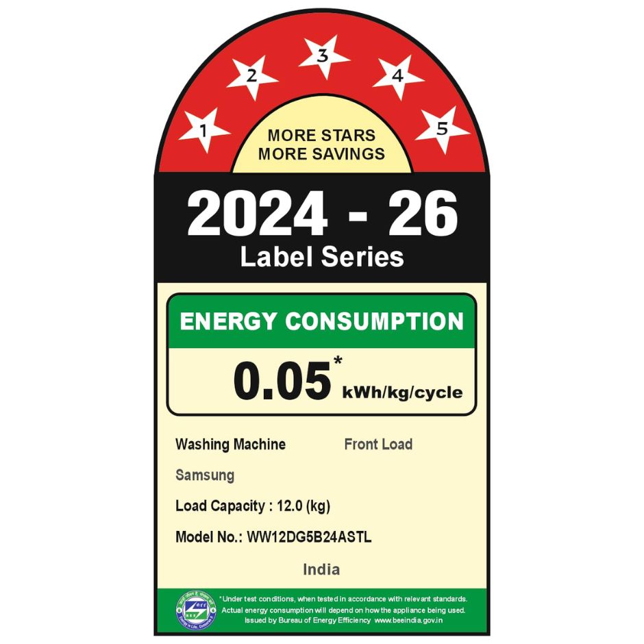 Samsung 12 kg, 5 Star, Super Speed