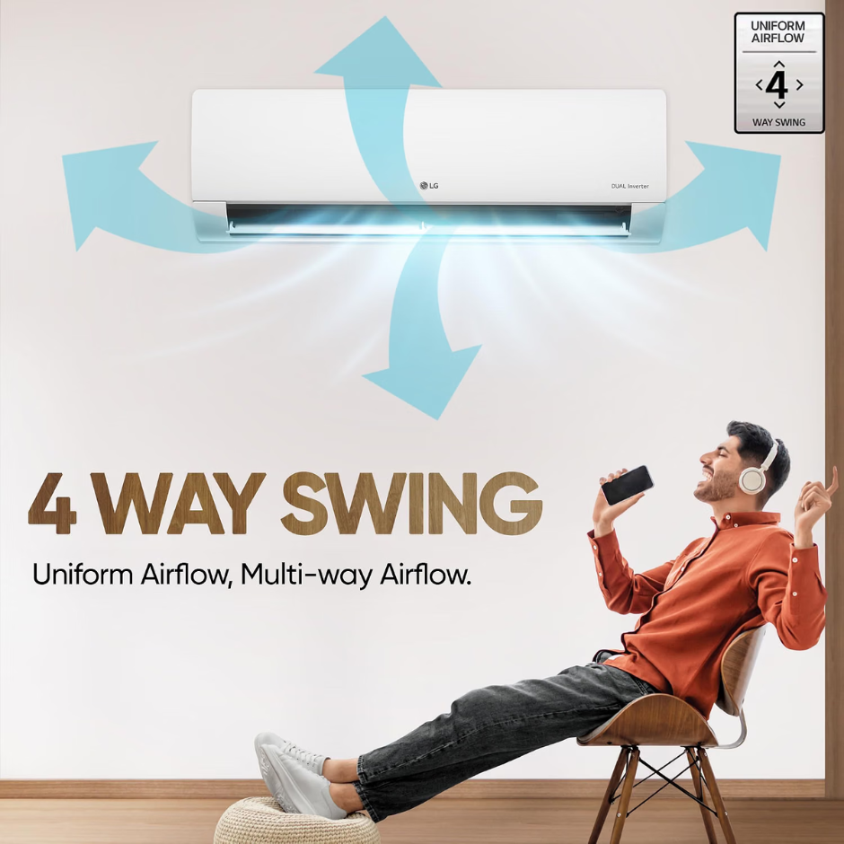 LG USNQ24SNXE 2T SPLIT AC 3STAR (INDOOR)