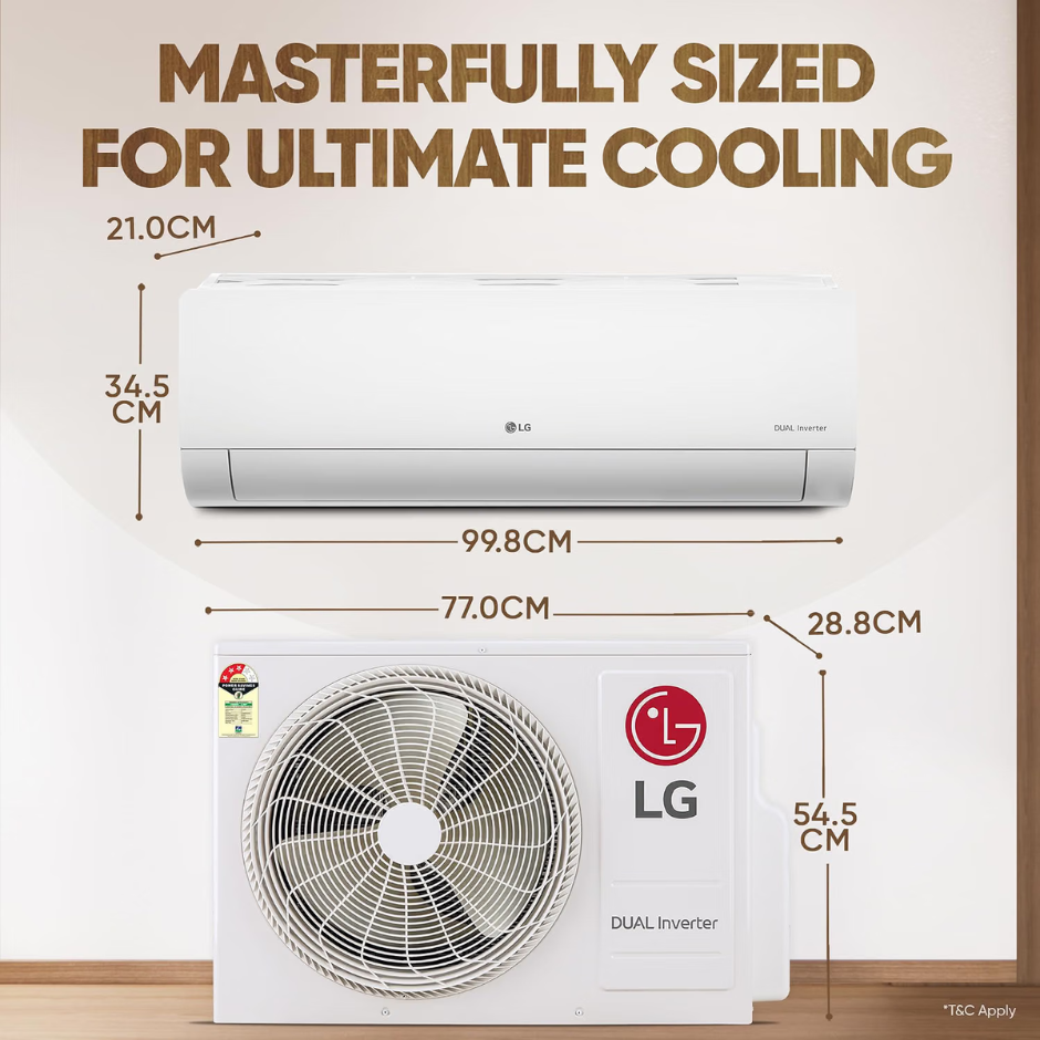 LG USNQ24SNXE 2T SPLIT AC 3STAR (INDOOR)