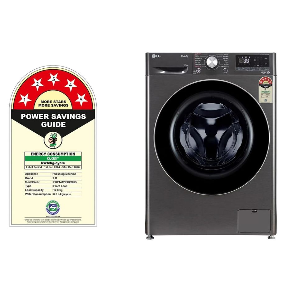 LG 12 Kg 5 Star AI Direct Drive™ Fully Automatic