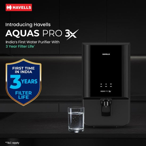 HAVELLS WATER PURIFIER  AQUAS PRO 3X