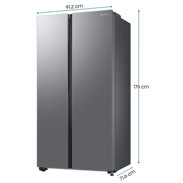 SAMSUNG REF RS76CG8113SLHL REAL STAINLESS 653L SBS