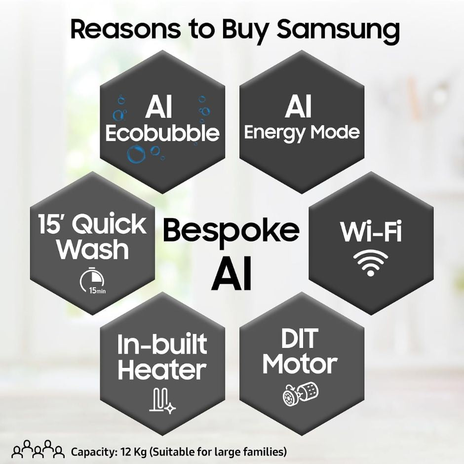 Samsung 12 kg, 5 Star, Super Speed