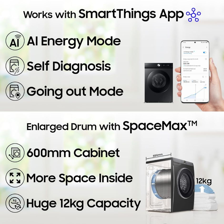 Samsung 12 kg, 5 Star, Super Speed