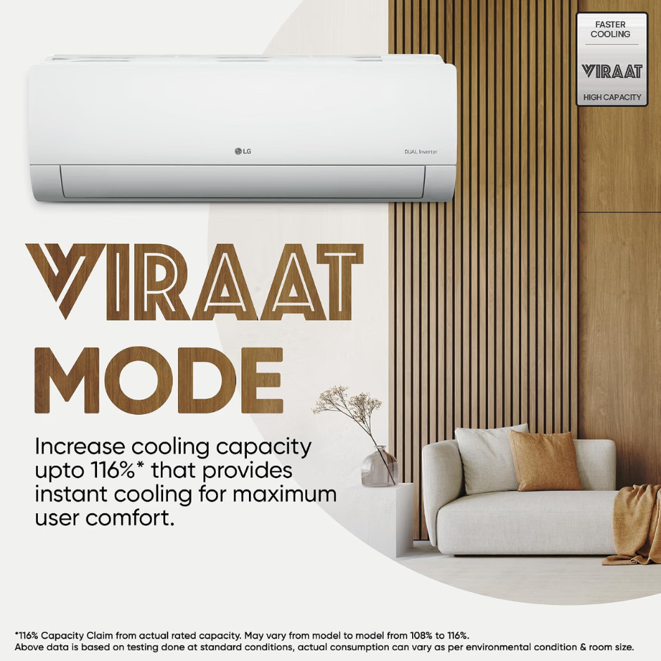 LG USNQ24SNXE 2T SPLIT AC 3STAR (INDOOR)