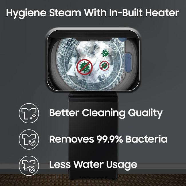 Samsung, 10kg, 5 Star, Eco Bubble, Hygiene Steam