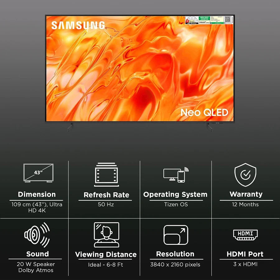 Samsung Neo QLED 4K Samsung Vision AI Smart 2026 TV