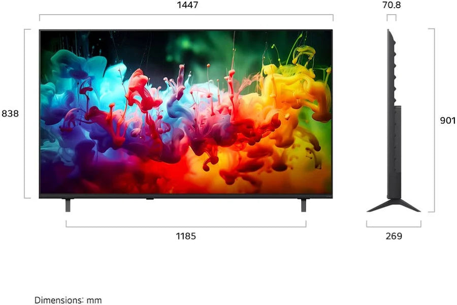 LG Ai Qned65 Ultra Hd 4k Mini Led Smart Webos Tv 2026 Edition Dynamic Qned