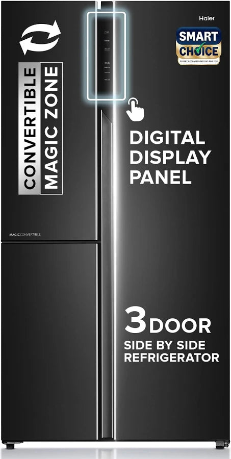 Haier 598 L 3 Door Side by Side Refrigerator