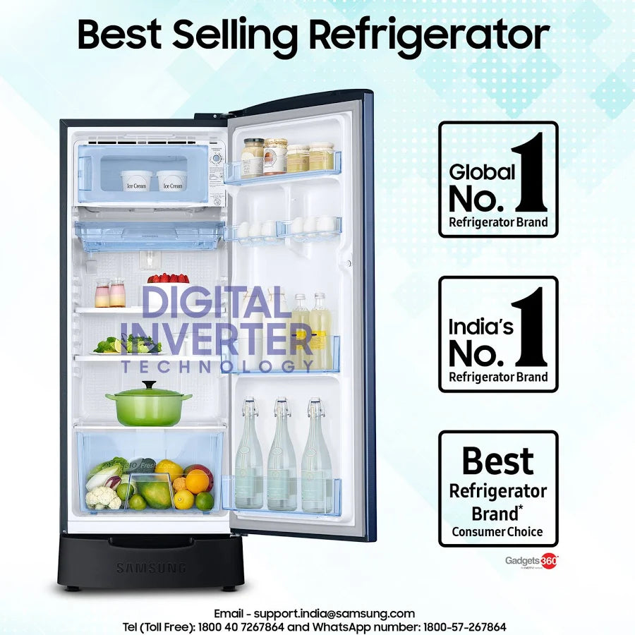 Samsung Single Door Refrigerator RR20C1824CU/HL