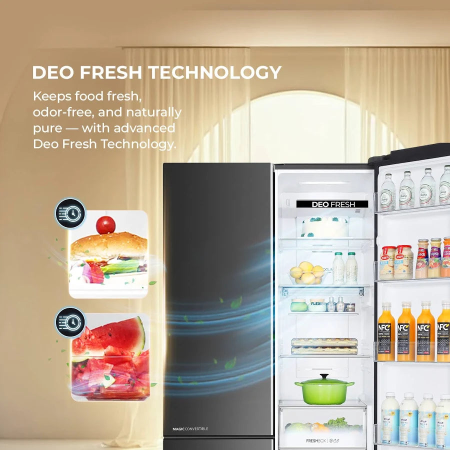 Haier 598 L 3 Door Side by Side Refrigerator